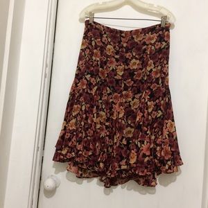 John Paul Richard womans PM sheer polyester skirt